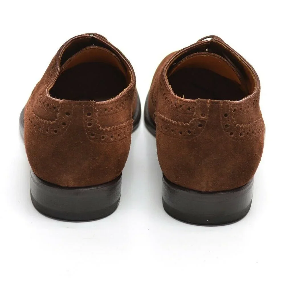 Men Campanile 9424 Suede Brogue Derby Oxfords Men UK 8